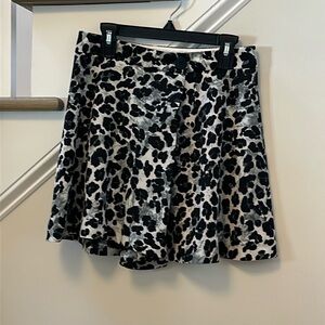 Zara Animal Print Skort Shorts Skirt women’s size small